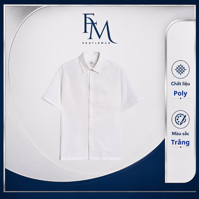 Áo Sơ Mi Nam Tay Ngắn Vải Cao Cấp – Thiết Kế 4 Màu Thời Trang – FEMAN GENTLEMAN
