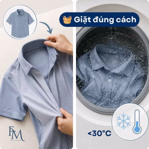 Giặt áo đúng cách cùng FEMAN GENTLEMAN
